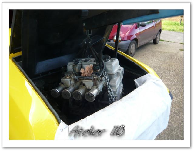 alpine a310 cylindres restauration vitres masque avant peinture