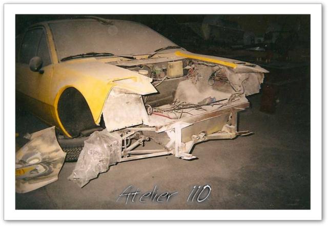 alpine a310 cylindres restauration vitres masque avant peinture