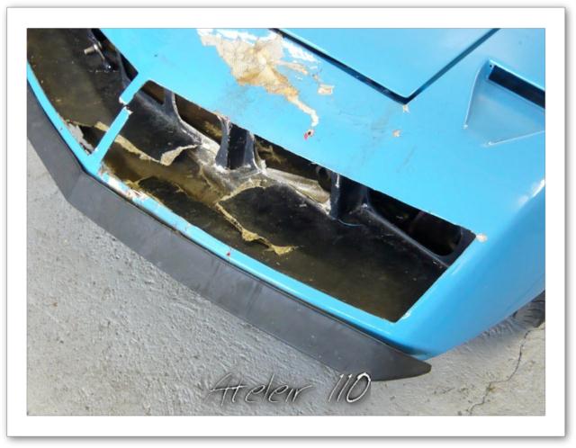 alpine a310 VHC 4 cylindres restauration vitres masque avant peinture