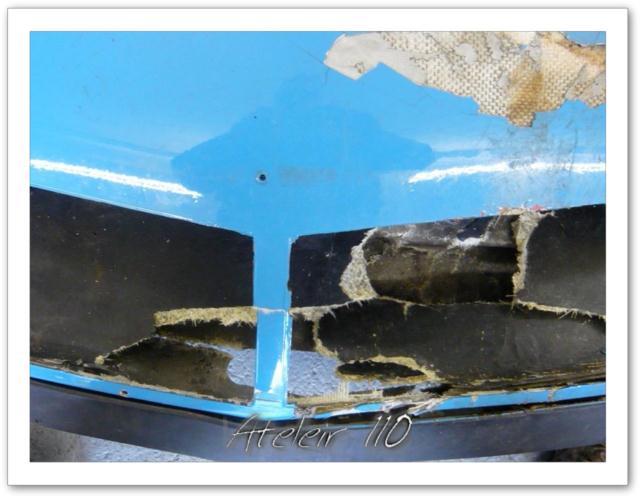 alpine a310 VHC 4 cylindres restauration vitres masque avant peinture