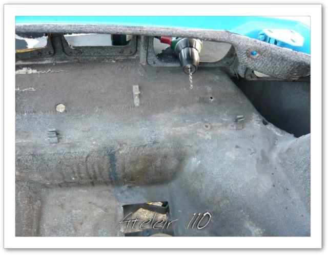 alpine a310 VHC 4 cylindres restauration vitres masque avant peinture