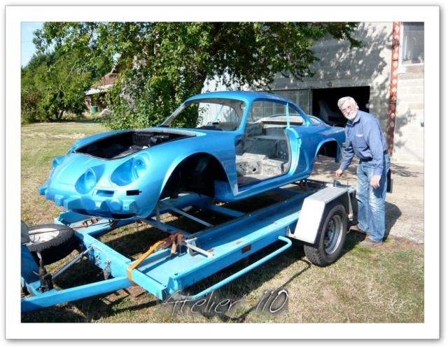 alpine berlinette a110 restauration peinture