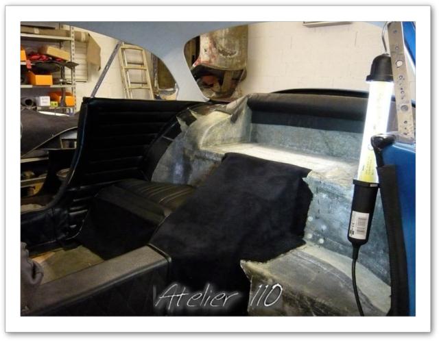 alpine berlinette a110 restauration sellerie 