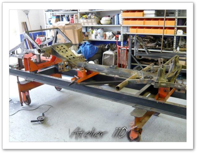 alpine berlinette a110 restauration chassis