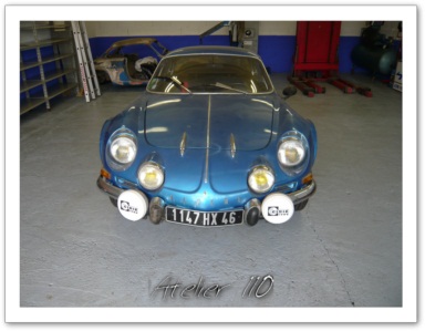 restauration berlinette alpine renault a110 a310 4 cylindres chassis carrosserie moteur pièces freinage fabrication moulage perigord occasion vente barbereau groupe4 competion VHC